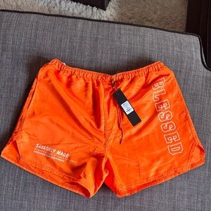 Fashion Nova Orange Men's Shorts